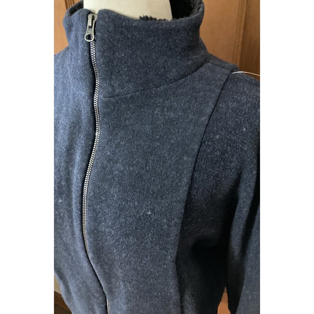 Alo Yoga Dream Fleece Jacket Sz S Blue Full Zip ballet sleeves Activewear - Picture 3 of 11